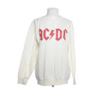 Collegetröja (Vit, Röd) från ACDC Bomull, Polyester