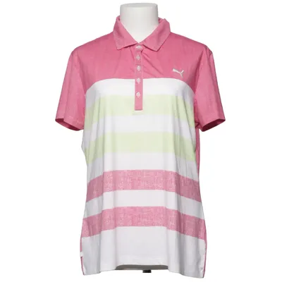 Pikétröja (Rosa, Vit, Gul) från Puma Golf