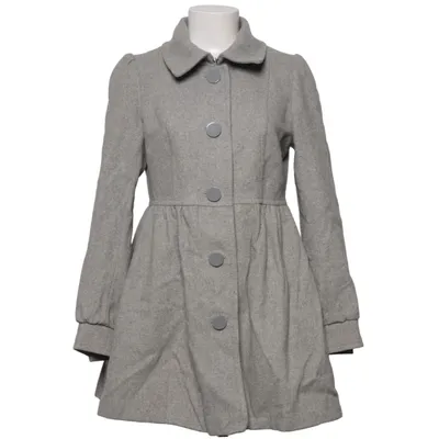 Coat (Gray) from H&M Acrylic, Polyester, Viscose, Wool