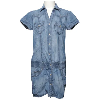 Denim jurk (Blauw) van & NOW Katoen