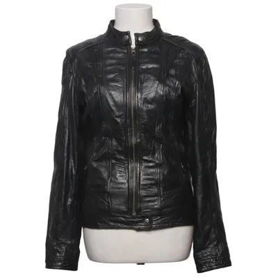 Leather jacket (Black) from Cigno Nero Leather