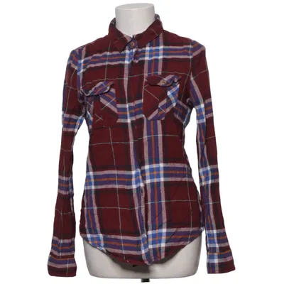 Flanellen overhemd (Rood, Blauw, Meerkleurig) van Forever 21 Katoen, Elastaan