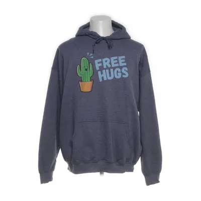 Capuchon sweater (Blauw) van Gildan