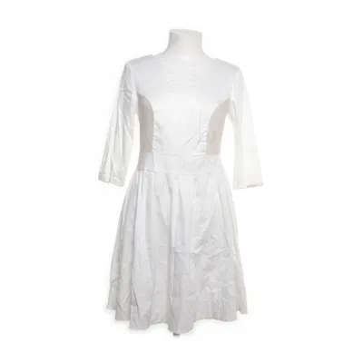 Robe (Blanc) de Katrus Coton, Élasthane, Polyester