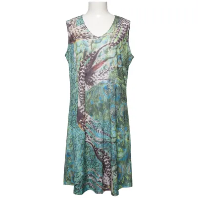 Klänning (Grön, Blå, Flerfärgad) från Al Paradise Elastan, Polyester