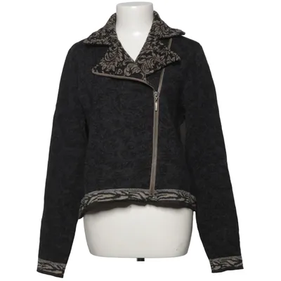 Cardigan (Gray, Black) from Eva & Claudi Viscose, Wool