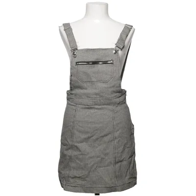 Dungaree dress (Black, White) from FB Sister Cotton, Elastane, Polyester