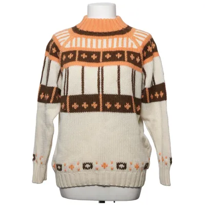 Sweater (White, Brown, Orange) from Full Fashion Wool
