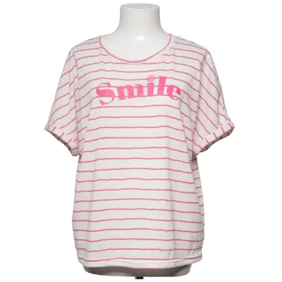 T-shirt (Blanc, Rose) de Janina Polyester, Viscose