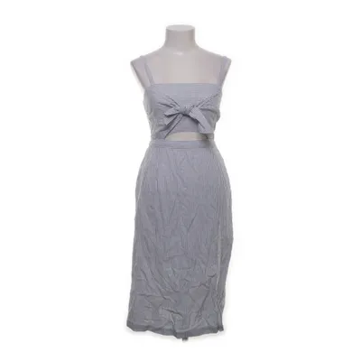 Jurk (Blauw, Wit) van Abercrombie & Fitch Linnen, Viscose