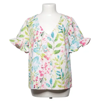 Top (Beige, Multicolored) from VUBU Elastane, Polyester