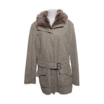 Winterjas (Beige, Bruin) van Petroff Acryl, Polyester, Leer