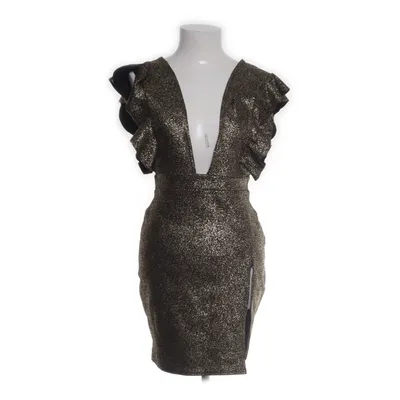 Cocktailjurk (Zwart, Goud) van Isawitfirst Elastaan, Polyester