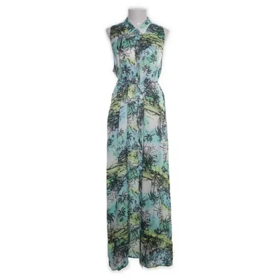 Maxi dress (Green, Multicolored) from Surkana Elastane, Polyester, Viscose