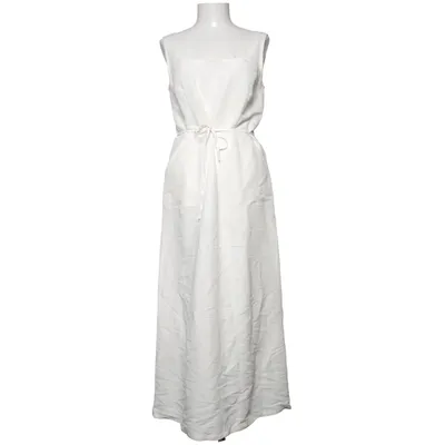 Robe longue (Blanc) de Oui Moments Lin, Viscose