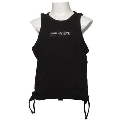 Crop top (Noir) de Page One Young Coton, Élasthane