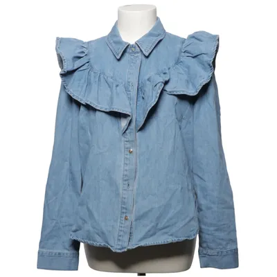 Denim blouse (Blauw) van ONLY Blue Denim Katoen