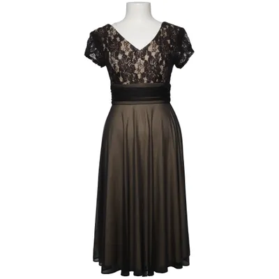Cocktail dress (Black, Beige) from Fanny Fashion Polyester
