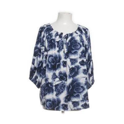 Blus (Vit, Blå) från Flash Woman Viskos