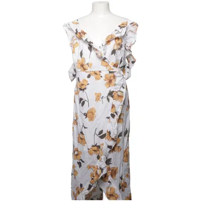 Jurk (Wit, Geel, Bruin) van Reverse Viscose
