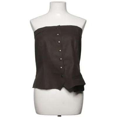 Tube Top (Schwarz) von Sarah Pacini Polyamid, Wolle