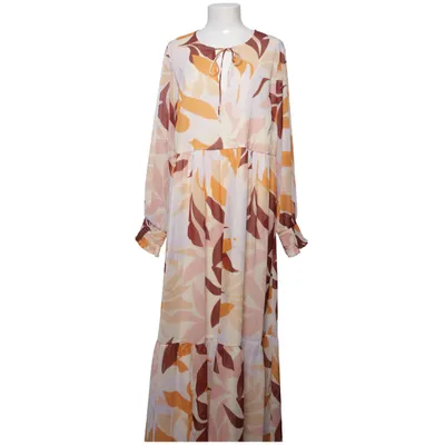 Långklänning (Beige, Brun, Orange, Rosa) från Evoked Vila