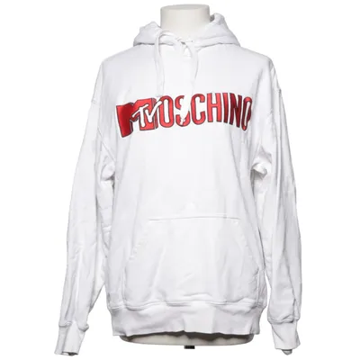 Sweat à capuche (Blanc, Rouge) de H&M x Moschino Coton