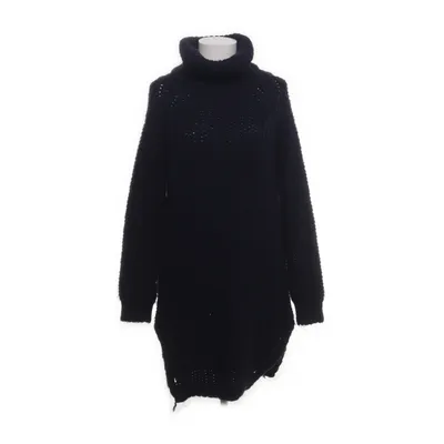 Jurk met col (Blauw) van Made in italy Acryl, Alpacawol, Wol, Viscose