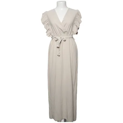 Maxi jurk (Beige) van Vanny Paris Elastaan, Viscose