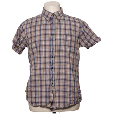 Kurzarmhemd (Blau, Beige, Mehrfarbig) von Carl William Baumwolle