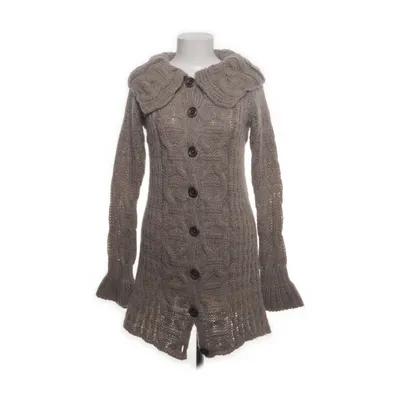 Cardigan (Brown) from Kor@Kor Acrylic, Mohair, Polyamide