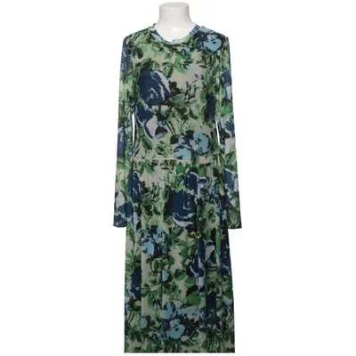 Jurk (Groen, Blauw, Meerkleurig) van Moves Elastaan, Polyester