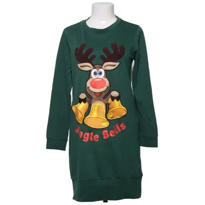 Julesweater (Grøn, Rød, Brun) fra Merry Christmas Bomuld, Polyester