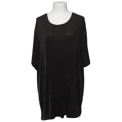 T-shirt (Zwart) van No 1 Collection Acetaat, Elastaan