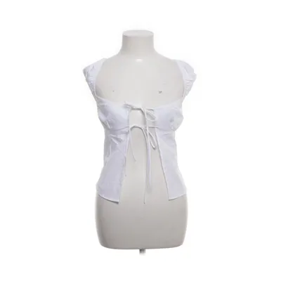 Crop top (Hvid) fra Bershka Bomuld