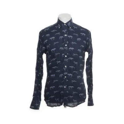 Overhemd (Blauw, Wit) van John Henric Linnen