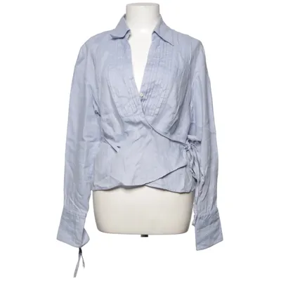 Wrap blouse (Blue) from Josephine & Co Linen