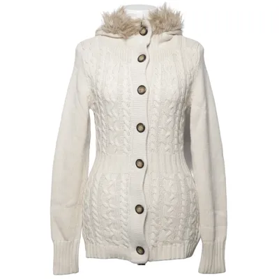 Kofta (Beige) från L.O.G.G by H&M Akryl, Angora, Bomull, Polyamid, Polyester, Viskos, Ull