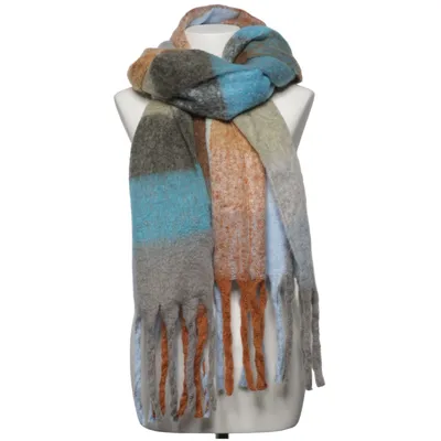 Schal (Grau, Blau, Braun)