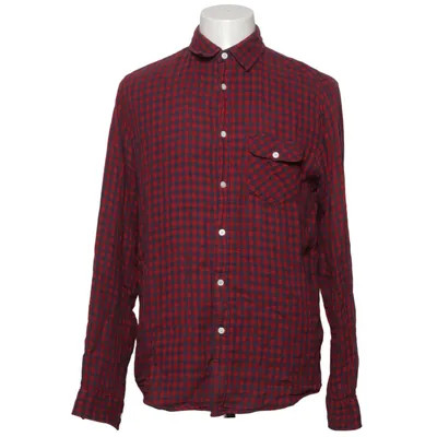Chemise en flanelle (Rouge, Bleu) de Vailent Clothing Coton