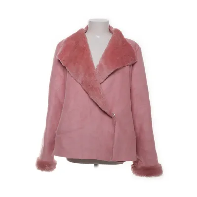 Shearling jas (Roze) van Moon Polyester
