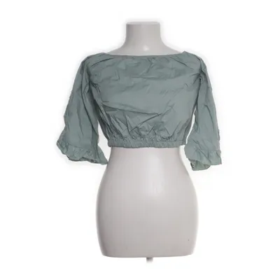 Crop top (Turkos) från Andrea Hedenstedt x NA-KD Bomull, Elastan
