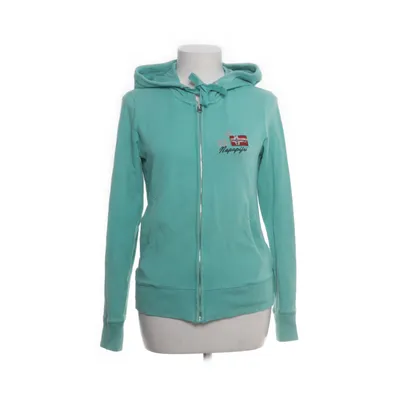 Capuchon sweater (Turquoise, Meerkleurig) van Napapijri Katoen, Elastaan