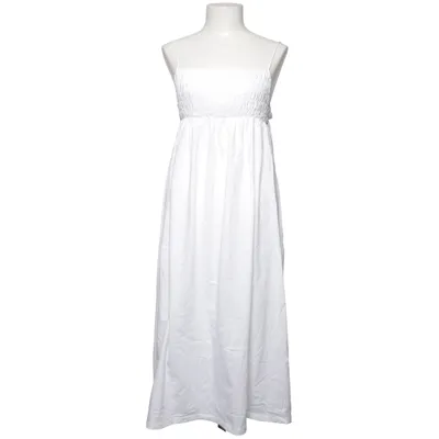 Maxi dress (White) from Zara Cotton