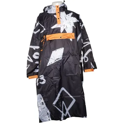 Regenponcho (Zwart, Wit, Oranje)