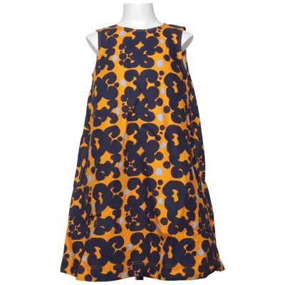Kjole (Blå, Gul, Flerfarvet) fra Marimekko x Uniqlo Bomuld