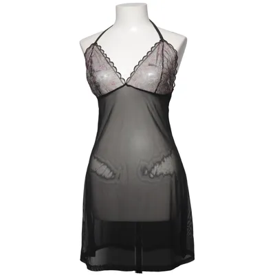 Negligé (Zwart) van Cottelli Collection Elastaan, Polyamide, Viscose