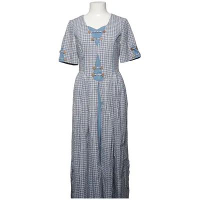 Dirndl (Blå, Vit) från Meico Bomull