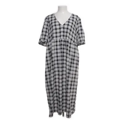 Maxi jurk (Zwart, Meerkleurig) van Divided by H&M Polyester, Elastaan