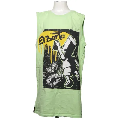 Top (Green, Multicolored) from The Simpsons Cotton